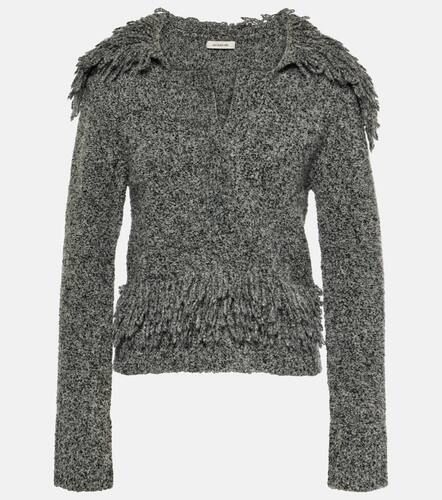 Fringed wool-blend sweater - Jacques Wei - Modalova