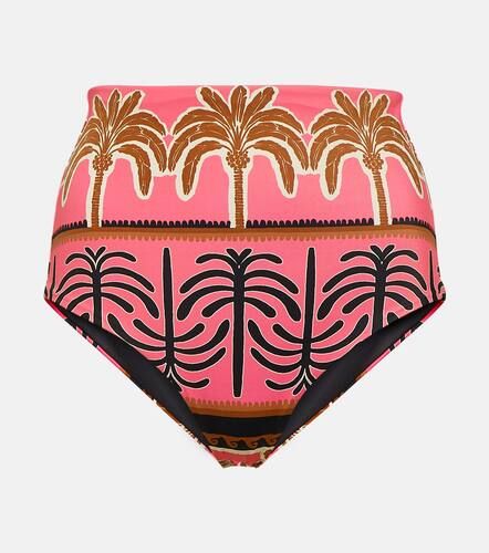 Printed high-rise bikini bottoms - Johanna Ortiz - Modalova