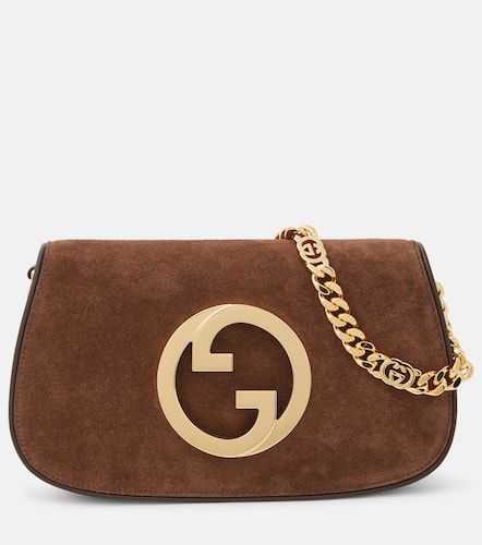 Blondie Small suede shoulder bag - Gucci - Modalova