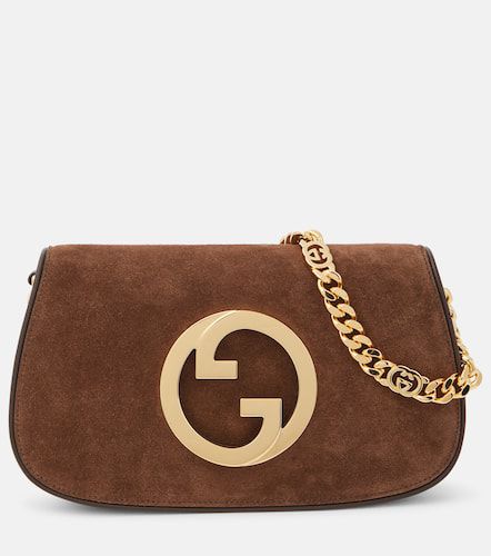 Schultertasche Blondie Small aus Veloursleder - Gucci - Modalova