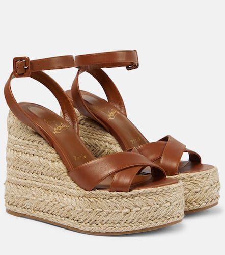 Mariza Zeppa leather espadrille sandals - Christian Louboutin - Modalova