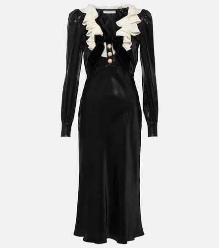 Alessandra Rich Velvet midi dress - Alessandra Rich - Modalova