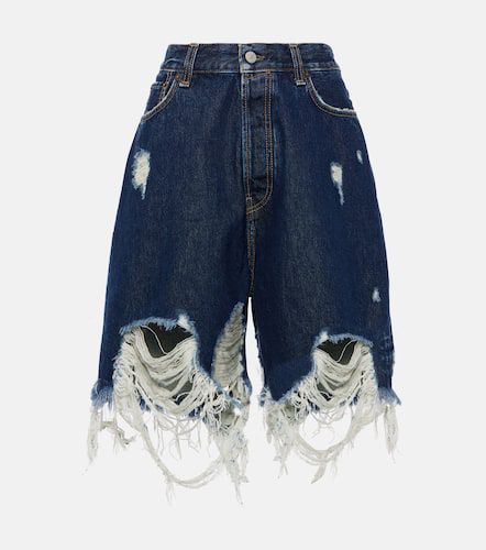 Distressed denim shorts - Acne Studios - Modalova