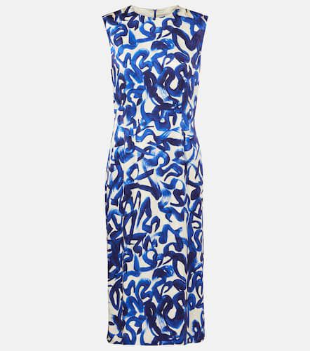 Printed jacquard midi dress - Dries Van Noten - Modalova