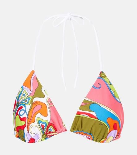 Pucci Printed triangle bikini top - Pucci - Modalova