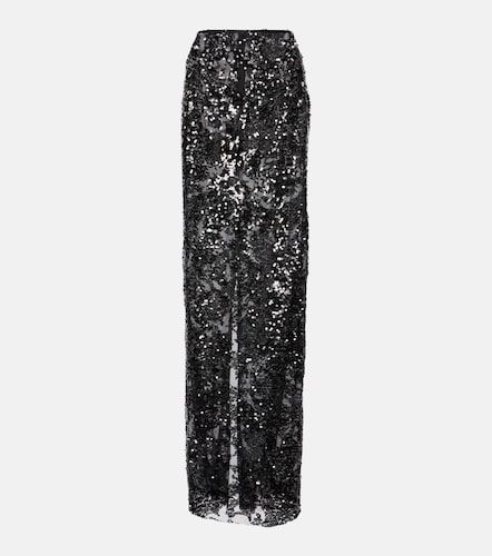 Gonna lunga in tulle con paillettes - Victoria Beckham - Modalova