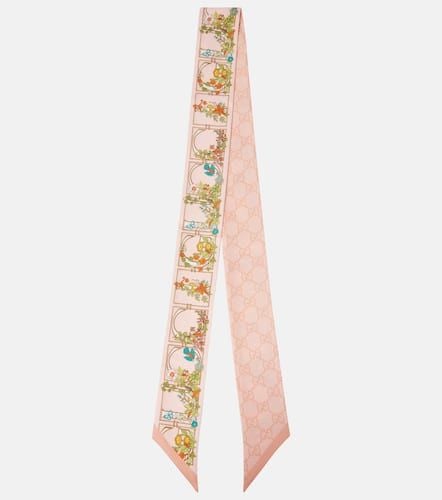 Gucci Floral silk twill scarf - Gucci - Modalova