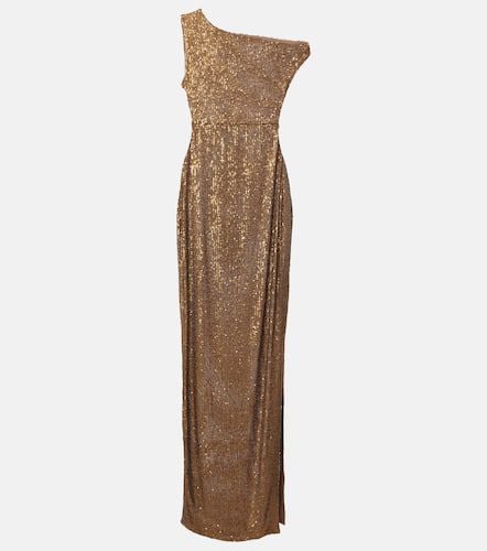 Sequined one-shoulder gown - Norma Kamali - Modalova