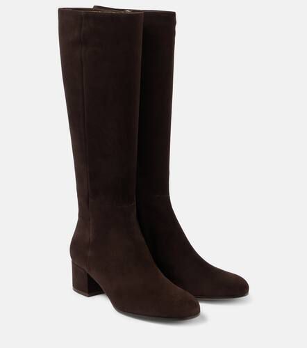 Suede knee-high boots - Gianvito Rossi - Modalova