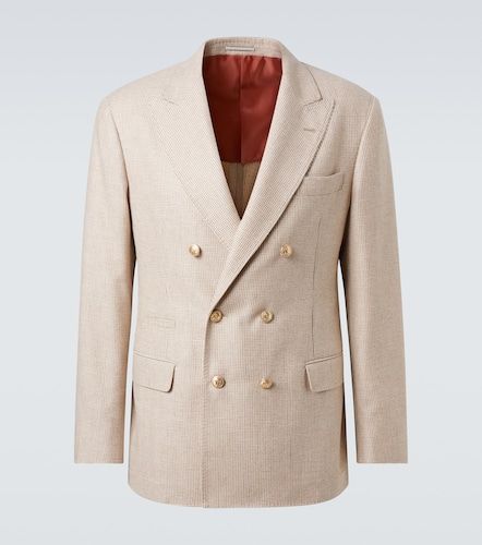 Blazer in cashmere e seta - Brunello Cucinelli - Modalova