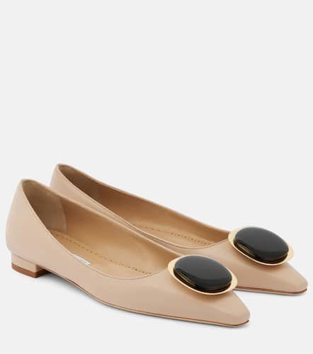 Chiaran leather ballet flats - Manolo Blahnik - Modalova