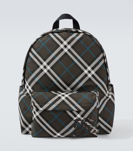 Check canvas backpack - Burberry - Modalova