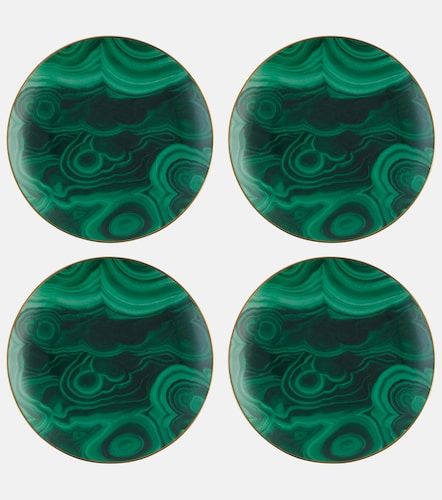 Set di 4 piatti da tartine Malachite - L'Objet - Modalova
