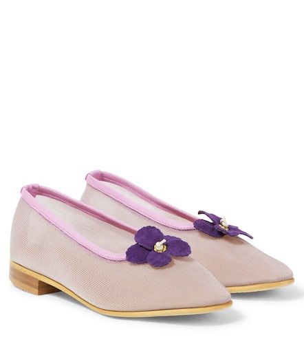 PèPè Bailarinas de malla con aplique floral - PePe - Modalova