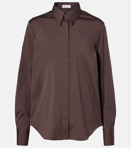 Top Monili in misto cotone - Brunello Cucinelli - Modalova