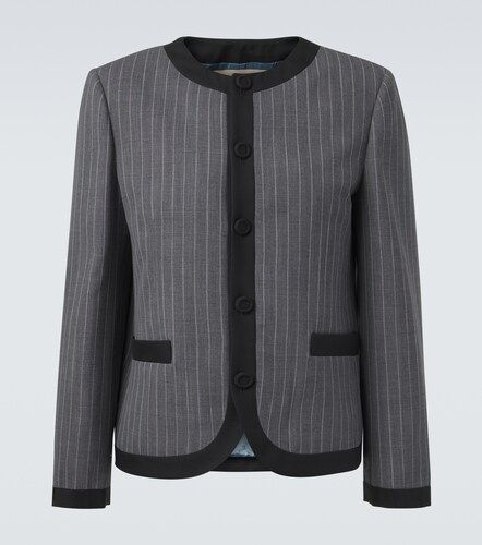 Pinstripe virgin wool jacket - Valentino - Modalova