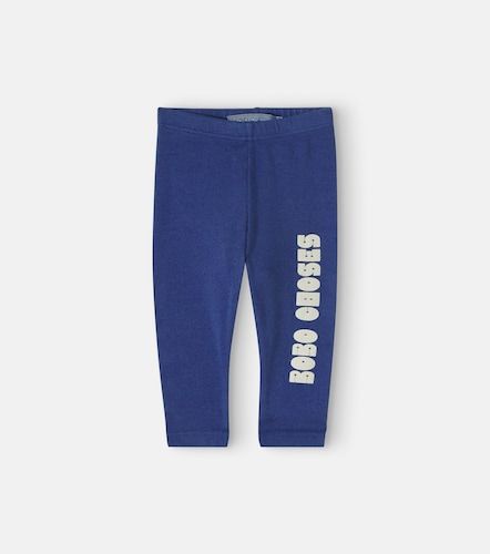 Bebé - leggings en mezcla de algodón con logo - Bobo Choses - Modalova