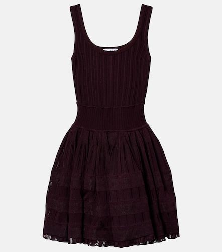 Alaïa Minikleid aus Rippstrick - Alaia - Modalova