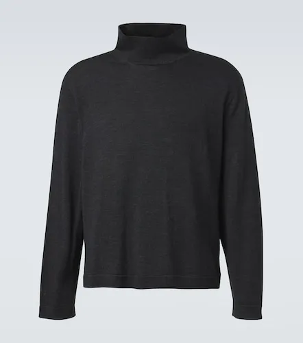 Wool and silk turtleneck sweater - Stoffa - Modalova