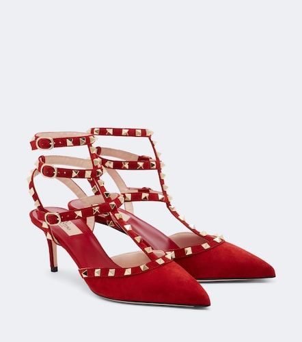 Rockstud suede pumps - Valentino Garavani - Modalova