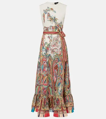 Vestido largo de algodón estampado - Etro - Modalova
