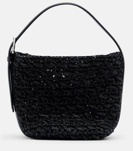 Belted Small raffia top-handle bag - Toteme - Modalova