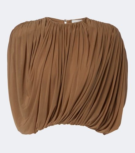 Crop top de jersey drapeado - Magda Butrym - Modalova