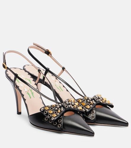 Pumps slingback Bowow 85 in pelle - Valentino Garavani - Modalova