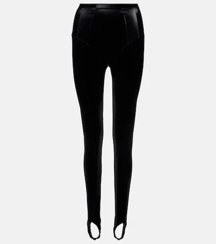 Re/edit high-rise stirrup leggings - Mugler - Modalova