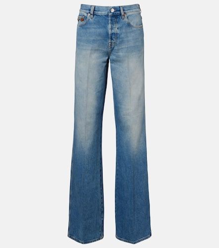 Jeans flared de tiro medio con Horsebit - Gucci - Modalova