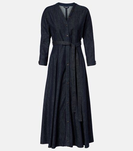 S Max Mara Ambra denim wrap dress - 'S Max Mara - Modalova