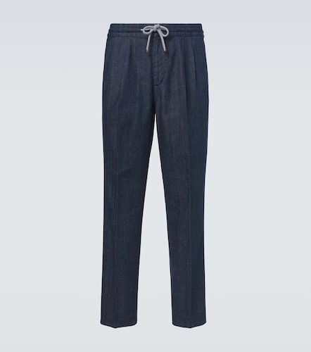 Jeans regular con pince - Brunello Cucinelli - Modalova