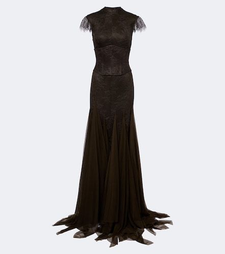 Bustier-Robe Zephyra aus Tüll mit Spitze - De La Vali - Modalova