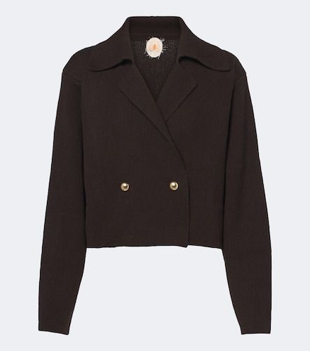 Giacca cropped in lana e cashmere - Jardin des Orangers - Modalova