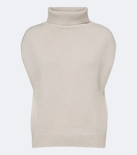 Wool and cashmere turtleneck sweater vest - Jardin des Orangers - Modalova