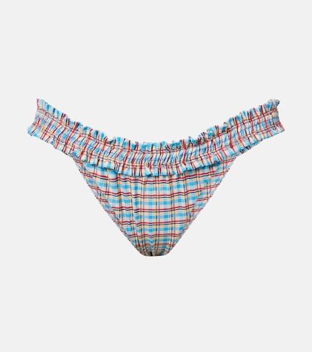 Esterel checked ruffled bikini bottoms - Faithfull - Modalova