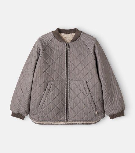 Chaqueta reversible Lake acolchada a rayas - Wheat - Modalova