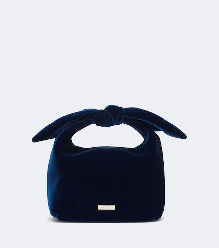Borsa a mano Bow Tie Mini in velluto - Aquazzura - Modalova