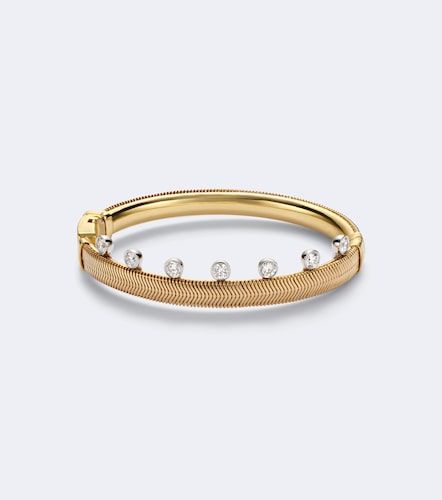 Bracciale Feelings in 18kt e smalto nero con diamanti - Nikos Koulis - Modalova