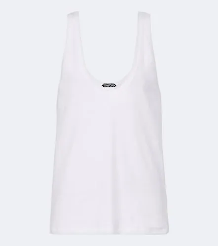 Tank top de jersey en mezcla de algodón - Tom Ford - Modalova