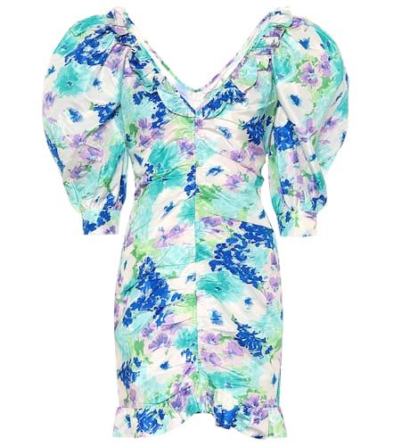 Floral silk minidress - Alessandra Rich - Modalova