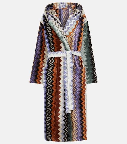 Bata Giacomo de algodón con capucha - Missoni - Modalova