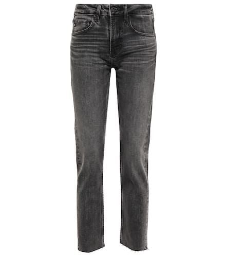 Mid-Rise Cropped Jeans Girlfriend - AG Jeans - Modalova