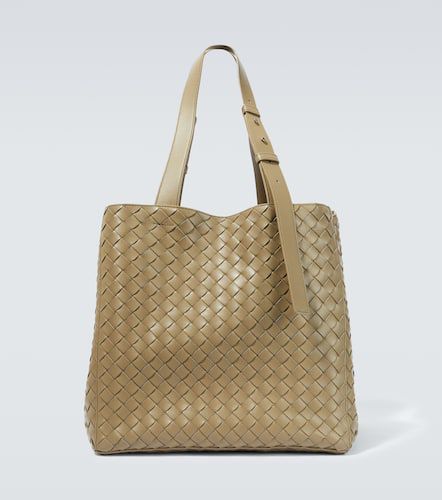 Cube Intrecciato leather shopper - Bottega Veneta - Modalova