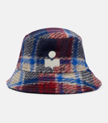 Haley checked wool-blend bucket hat - Isabel Marant - Modalova