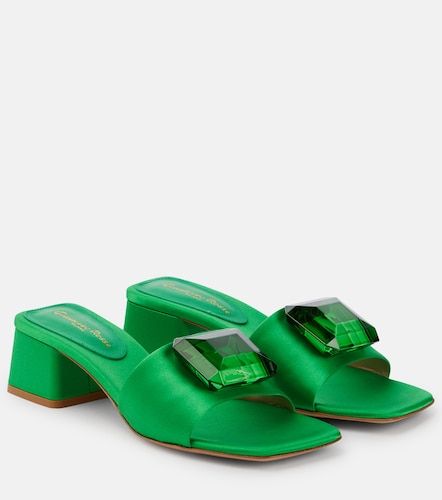 Sandalias Jaipur Slide de satén - Gianvito Rossi - Modalova