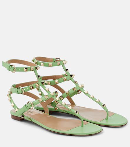 Rockstud leather thong sandals - Valentino Garavani - Modalova