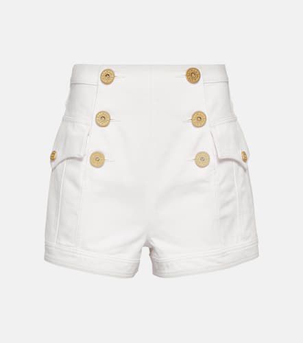 Balmain High-rise denim shorts - Balmain - Modalova