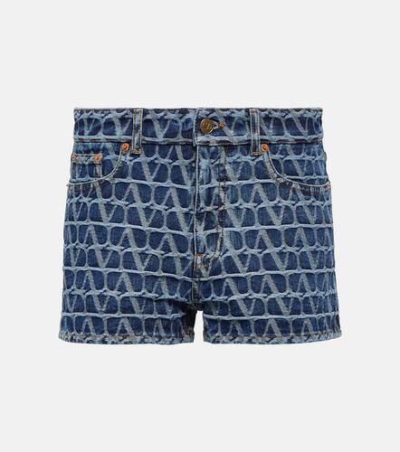 Shorts di jeans Toile Iconographe - Valentino - Modalova