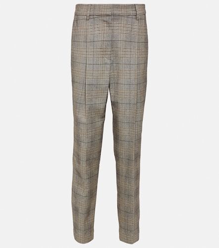 Pantaloni in misto lana e cotone - Brunello Cucinelli - Modalova